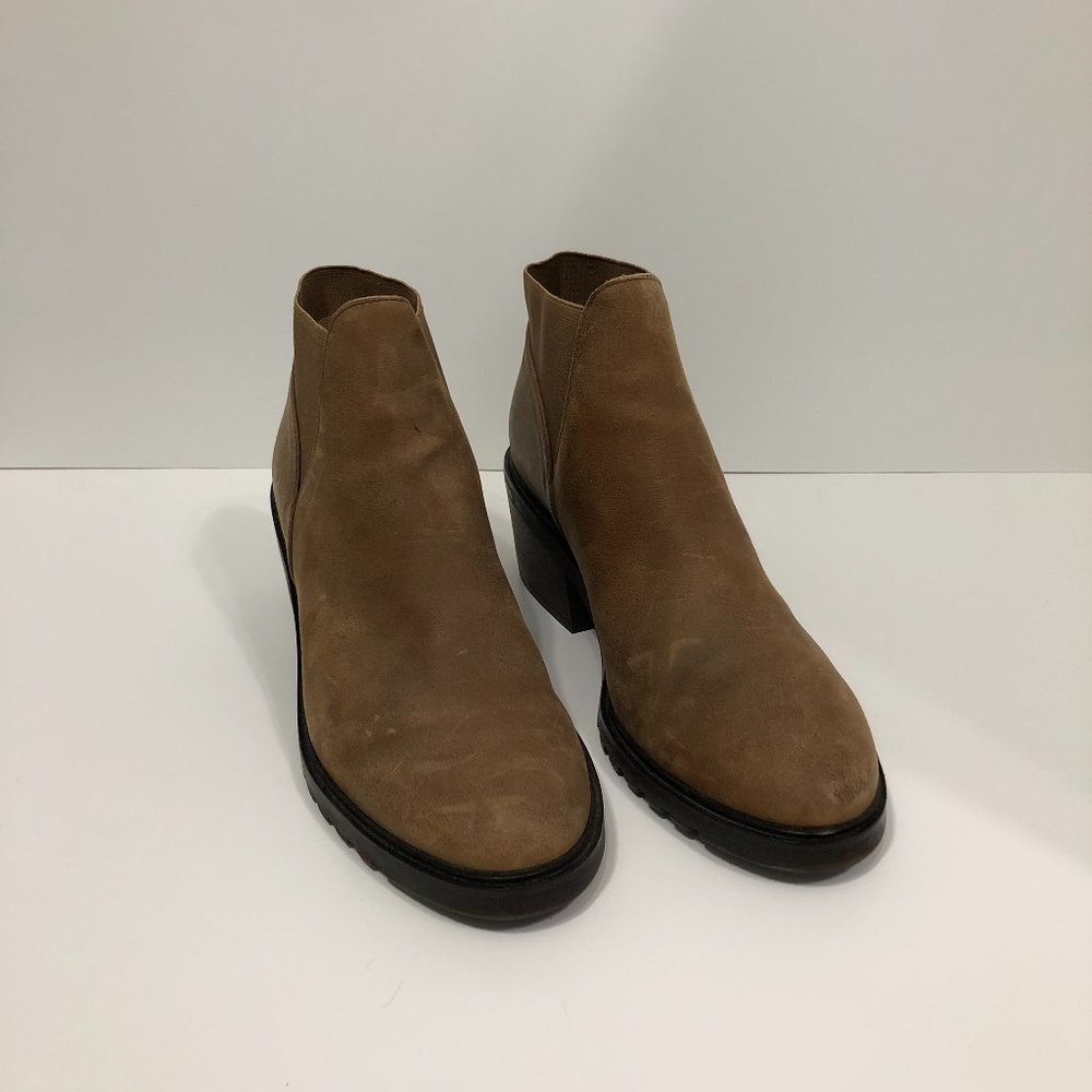 Eileen Fisher Tan Ankle Booties